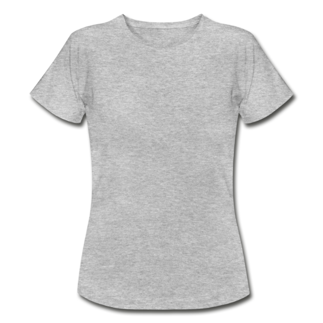 T-Shirt Druck Frauen T-Shirt grau